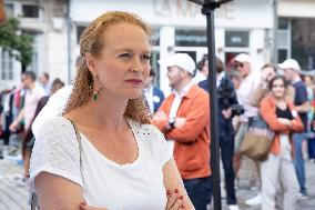 Politicians Attend La Grande Braderie De Lille