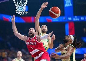 (SP)JAPAN-OKINAWA-BASKETBALL-FIBA WORLD CUP-SECOND ROUND-AUS VS GEO