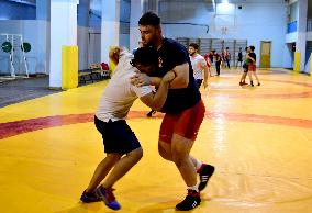 (SP)SYRIA-DAMASCUS-ATHLETES-TRAINING