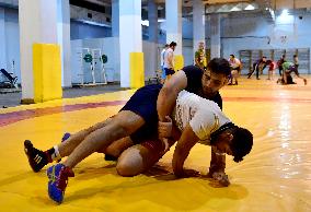 (SP)SYRIA-DAMASCUS-ATHLETES-TRAINING