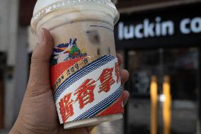 Kweichow Moutai and Luckin Coffee Co Branded Coffee