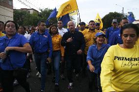 March In Support Of The Primaries - Venezuela
