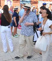 Salman Rushdie Attends US Open - NYC