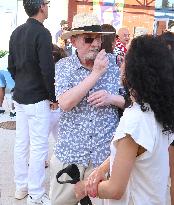 Salman Rushdie Attends US Open - NYC