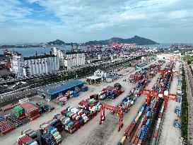 China-europe Freight Train in Lianyungang