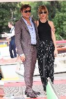 Venice - Adriano Giannini And Gaia Trussardi At Excelsior