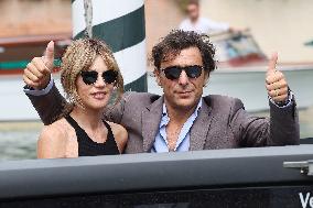 Venice - Adriano Giannini And Gaia Trussardi At Excelsior