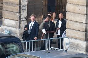 MHD Arrives At The Court - Paris