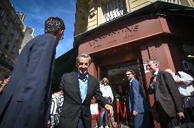 Nicolas Sarkozy Signs His Book - Paris