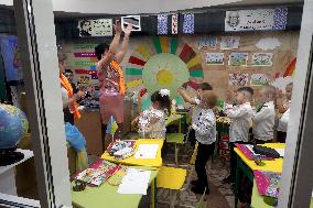 Classrooms at Kharkiv Metro