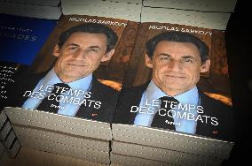 Nicolas Sarkozy Signs His Book - Paris