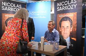 Nicolas Sarkozy Signs His Book - Paris