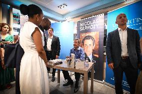 Nicolas Sarkozy Signs His Book - Paris