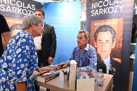 Nicolas Sarkozy Signs His Book - Paris