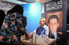 Nicolas Sarkozy Signs His Book - Paris