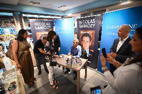 Nicolas Sarkozy Signs His Book - Paris
