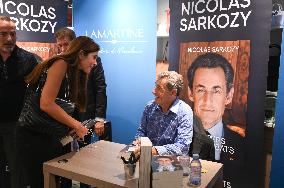 Nicolas Sarkozy Signs His Book - Paris