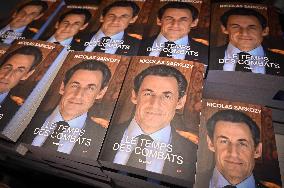 Nicolas Sarkozy Signs His Book - Paris