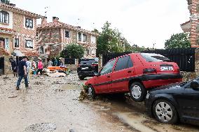 SPAIN-MADRID-STORMS