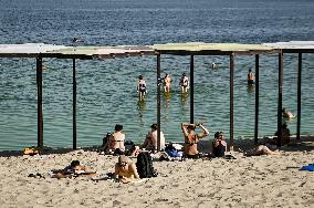 Beach in Zaporizhzhia