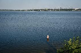Beach in Zaporizhzhia