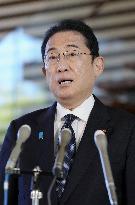 Japan PM Kishida begins 7-day trip to Indonesia, India