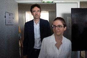 Antoine Arnault visits the Restos du Coeur - Paris