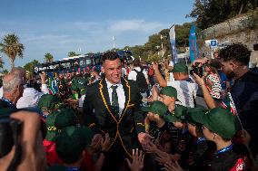 Rugby World Cup - South African Team Welcome - Toulon