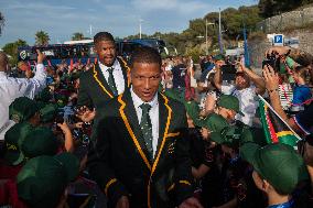 Rugby World Cup - South African Team Welcome - Toulon