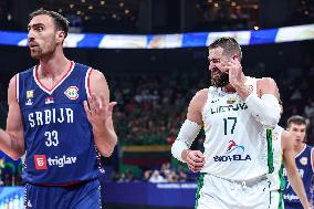 (SP)PHILIPPINES-MANILA-BASKETBALL-FIBA WORLD CUP-QUARTERFINAL-LTU VS SRB