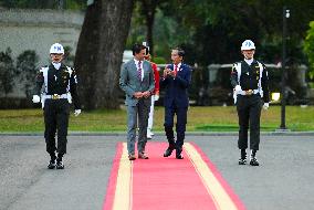 Justin Trudeau Arrives To Jakarta