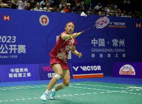 (SP)CHINA-CHANGZHOU-BADMINTON-CHINA OPEN 2023-WOMEN'S SINGLES (CN)