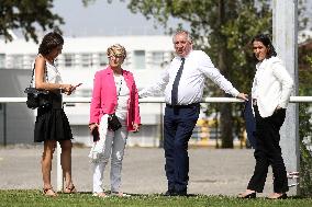 President Macron Visits Daniel-Argote Middle School - Orthez