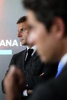 President Macron Visits Daniel-Argote Middle School - Orthez