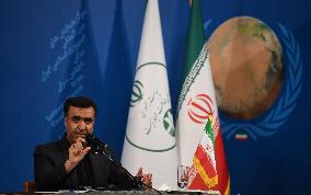 IRAN-TEHRAN-INTERNATIONAL CONFERENCE ON COMBATING SAND AND DUST STORMS-PRESS CONFERENCE