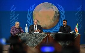 IRAN-TEHRAN-INTERNATIONAL CONFERENCE ON COMBATING SAND AND DUST STORMS-PRESS CONFERENCE