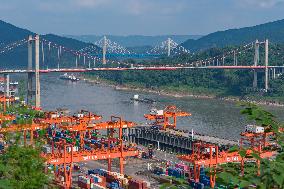 Guoyuan Port Trade Growth in Chongqing