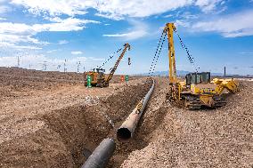 West-East Natural Gas Pipeline Project in Jiayuguan