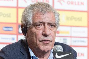 Press Conference Of Fernando Santos In Warsaw