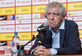 Press Conference Of Fernando Santos In Warsaw