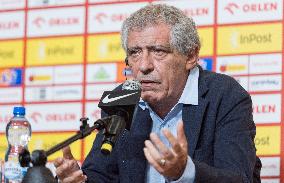 Press Conference Of Fernando Santos In Warsaw