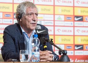 Press Conference Of Fernando Santos In Warsaw