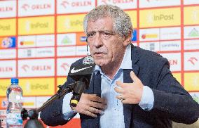 Press Conference Of Fernando Santos In Warsaw