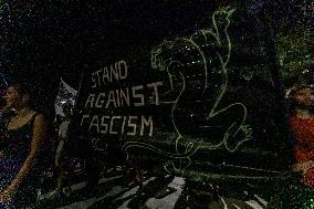 Anti-fascist Protest In Limassol, Cyprus