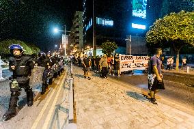 Anti-fascist Protest In Limassol, Cyprus