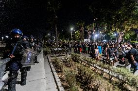 Anti-fascist Protest In Limassol, Cyprus