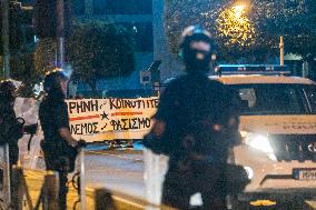 Anti-fascist Protest In Limassol, Cyprus