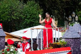 Traditional Wine Parade Returns  In Ahrweiler, Germany After Flood And Corona Pandmic