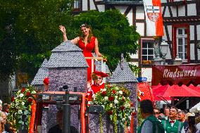 Traditional Wine Parade Returns  In Ahrweiler, Germany After Flood And Corona Pandmic