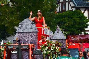 Traditional Wine Parade Returns  In Ahrweiler, Germany After Flood And Corona Pandmic